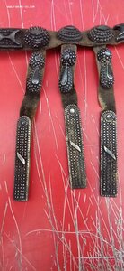 Кавказский пояс 600гр, серебро
