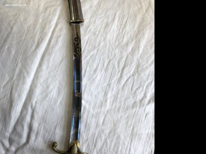 Сабля французской кавалерии начала 19 в. воронение золочение