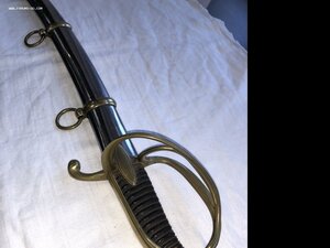 Сабля французской кавалерии начала 19 в. воронение золочение