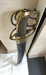 Сабля французская с тесачным клинком кон. 18в. мастер Poeter