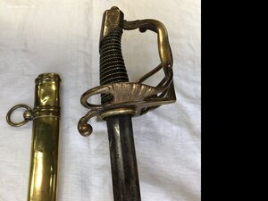 Сабля французская гренадерская начала 19 в. мастер NK