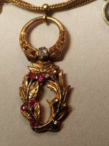 Орден Академических пальм. Золото, камни. Фрачник.