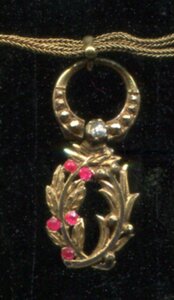 Орден Академических пальм. Золото, камни. Фрачник.