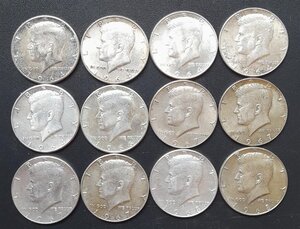 50 центов в СЕРЕБРЕ! ___ 12 ШТ = от 6500 рублей ____ 142 гр.