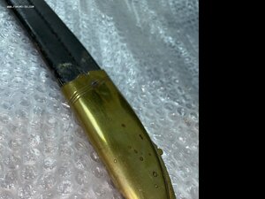 Сабля французская с тесачным клинком кон. 18в. мастер Poeter