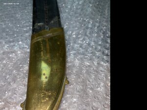 Сабля французская с тесачным клинком кон. 18в. мастер Poeter