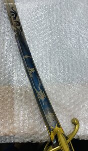 Сабля французской кавалерии начала 19 в. воронение золочение