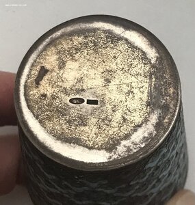 Стопка. ЛЮФ. Серебро 875 Проба, Перегородчатая Эмаль 3 Цвета