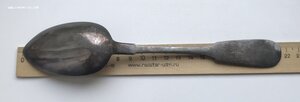 Серебряная столовая ложка 84 пробы, в идеале