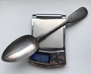 Серебряная столовая ложка 84 пробы, в идеале