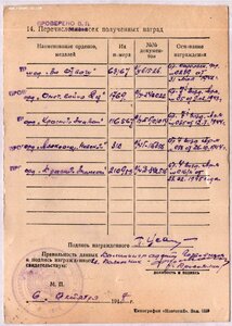 БКЗ номера подряд на однополчан № 116.567 и 116.568