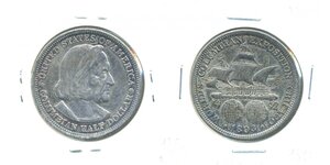 США ½ доллара, 1893 Колумбийская выставка