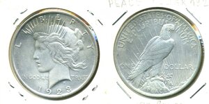 США 1 доллар, 1923 Peace Dollar