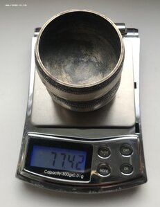 Две серебряных солонки. Серебро 875 пробы со звездой.