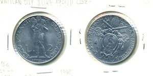 Ватикан 2 лиры, 1941