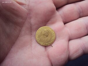 2 рубля золото ЕЛИЗАВЕТЫ для внутри дворцового расчета.НОРМА