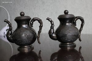 Великолепный чайный сервиз Серебро 875 Вьетнам