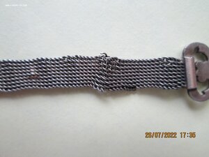 Серебряный шатлен для карманных часов