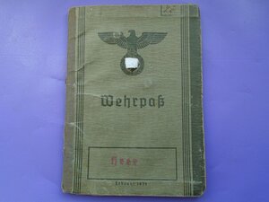 Военный билет 2 типа 1939  Германия 3 рейх