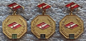 Комплекты тяжёлых знаков ДСО Спартак
