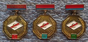 Комплекты тяжёлых знаков ДСО Спартак