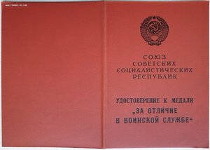 Чистое За отличие в воинской службе