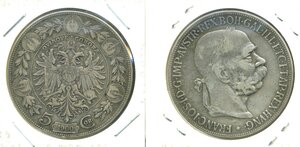 Австрия 5 крон, 1900