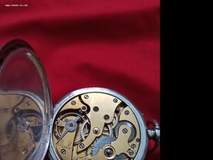 Карманные серебряныйе часы "Павел Буре".