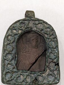 Каменная иконка Богоматерь Агиосоритисса(атрибуция,оценка)