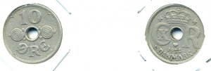 Дания 10 эре, 1931