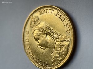 2 Соверена Виктория 1887 , юбилей , 50 лет правления