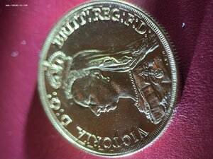 2 Соверена Виктория 1887 , юбилей , 50 лет правления