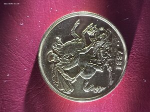 2 Соверена Виктория 1887 , юбилей , 50 лет правления