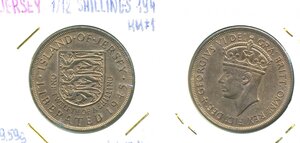 Джерси 1/12 шиллинга, 1945 Освобождение (Король Георг VI)
