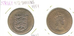 Джерси 1/12 шиллинга, 1957