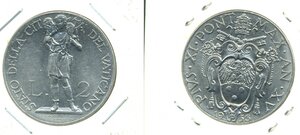 Ватикан 2 лиры, 1936