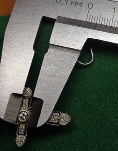 Крест 585 пробы Бриллианты