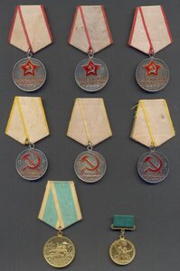 ТКЗ 2 шт., ЗТД 3 шт., ЗТО 3 шт., Целина, ВСХВ на мужа и жену