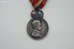 Австро-Венгрия Серебряная Медаль Военных Заслуг Signum Laudi