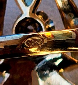 Золотой комплект с бриллиантами 585 пр. СССР