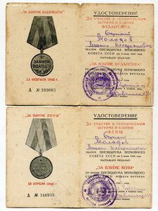 Слава 3ст. № 286т с доком и Дунайским бантом за сбитый Ме109