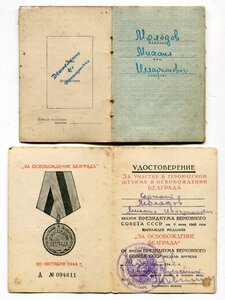 Слава 3ст. № 286т с доком и Дунайским бантом за сбитый Ме109