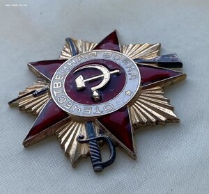 «ОТЕЧЕСТВЕННОЙ ВОЙНЫ 1ст» ЮБИЛЕЙНАЯ. В мондворовском лаке.