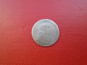 Монета 6 грошей 1680 серебро