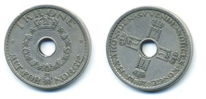 Норвегия 1 крона, 1937