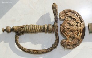 Детали от шпаги гражданских чиновников обр. 1855 г.