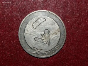 10 динар. 2008 г.Андорра. кайт. серебро