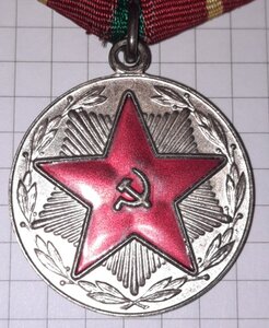 Медаль 20 лет МООП РСФСР