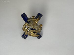 Полковой знак - ЛГ Московский полк, отличный.