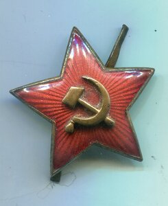 Кокарда Красная звезда 31 мм СиМ накладной